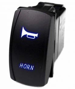 MARINE SPORT LIGHTING Logo Rocker Switch, Horn, Blue