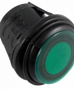 MARINE SPORT LIGHTING Waterproof Mini Rocker Switch, Green