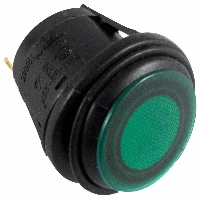 MARINE SPORT LIGHTING Waterproof Mini Rocker Switch, Green 1 MARINE SPORT LIGHTING Waterproof Mini Rocker Switch, Green