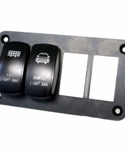 MARINE SPORT LIGHTING Rocker Switch Panel, 4 Hole