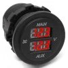 MARINE SPORT LIGHTING Socket Sized Dual Digital Voltmeter