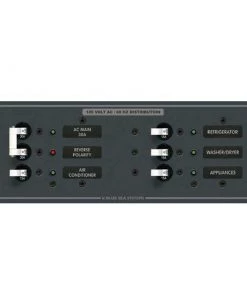 BLUE SEA SYSTEMS A-Series 120V AC Main, Main + 4 Positions