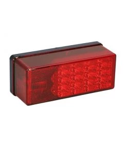 WESBAR 3 x 8 Low Profile Waterproof 7-Function LED Taillight, Right/Curbside, for Trailers Over 80"