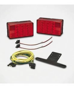 WESBAR Trailer Light Kit with Harness and Hardware for Trailers Under 80"