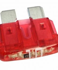 COLE HERSEE 10A ATO SmartGlow Blade Fuses, 2-Pack