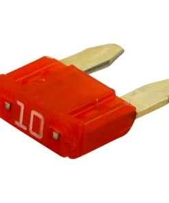 COLE HERSEE 10A Mini Blade Fuses, 5-Pack