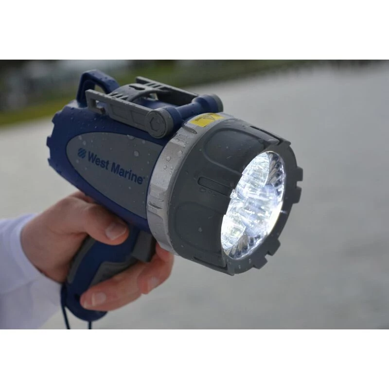 WEST MARINE Waterproof 3000-Lumen Rechargeable LED Spotlight 8 WEST MARINE Waterproof 3000-Lumen Rechargeable LED Spotlight - Image 8