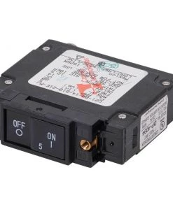 BLUE SEA SYSTEMS C-Series Flat Rocker Circuit Breaker, 5A DC UL489