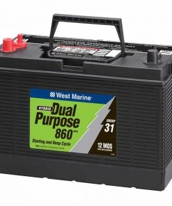WEST MARINE Dual-Purpose Flooded Marine Battery, 860 MCA, Group 31
