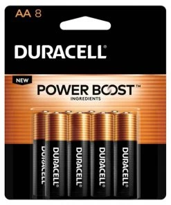 DURACELL Coppertop AA Batteries with POWER BOOST Ingredients, 8-Pack