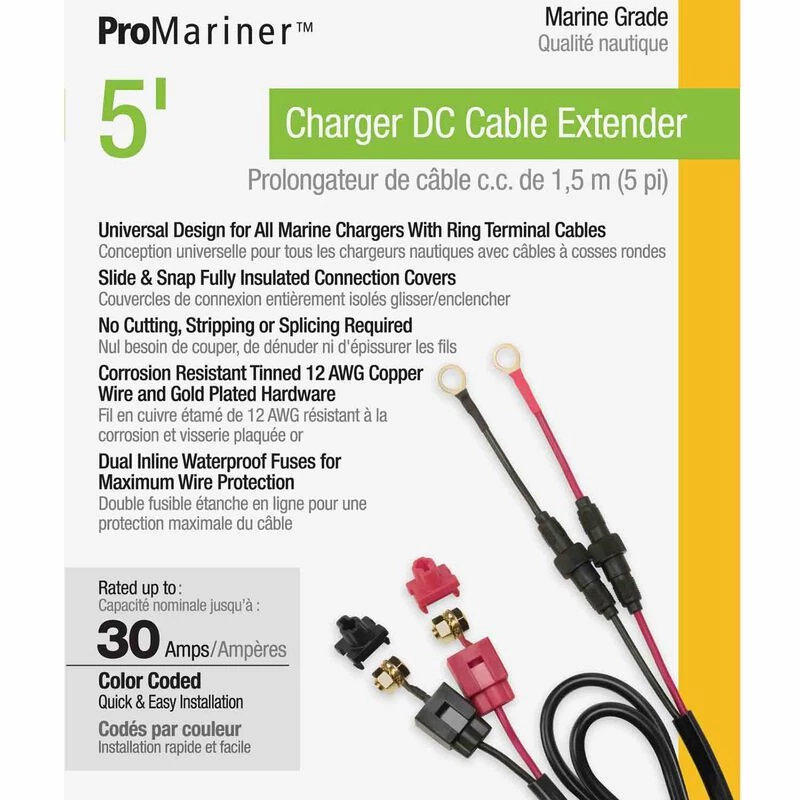 PROMARINER 5' Charger DC Cable Extender 4 PROMARINER 5' Charger DC Cable Extender - Image 4