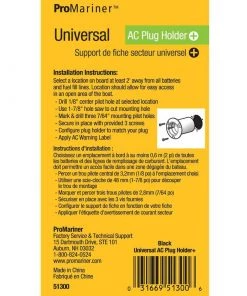 PROMARINER Universal AC Plug Holder 7 PROMARINER Universal AC Plug Holder -Marine Electrical sale 19810985 4 1500.04112019013014