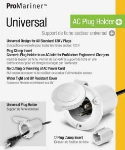 PROMARINER Universal AC Plug Holder -Marine Electrical sale 19810993 3 1500.04112019013022