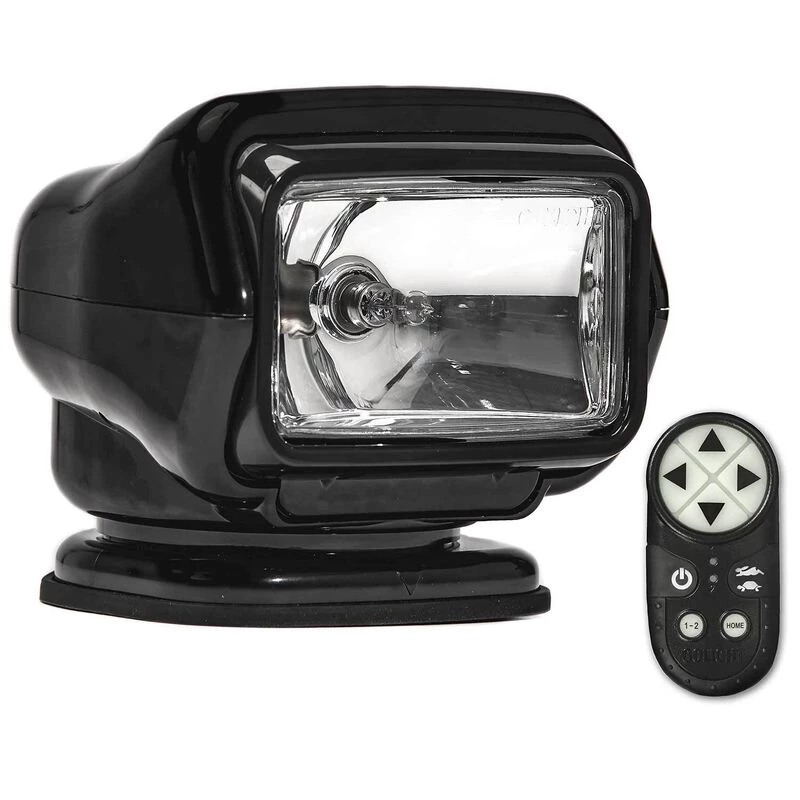 GOLIGHT Stryker ST Series Halogen Permanent Mount Searchlight with Wireless Handheld Remote 1 GOLIGHT Stryker ST Series Halogen Permanent Mount Searchlight with Wireless Handheld Remote