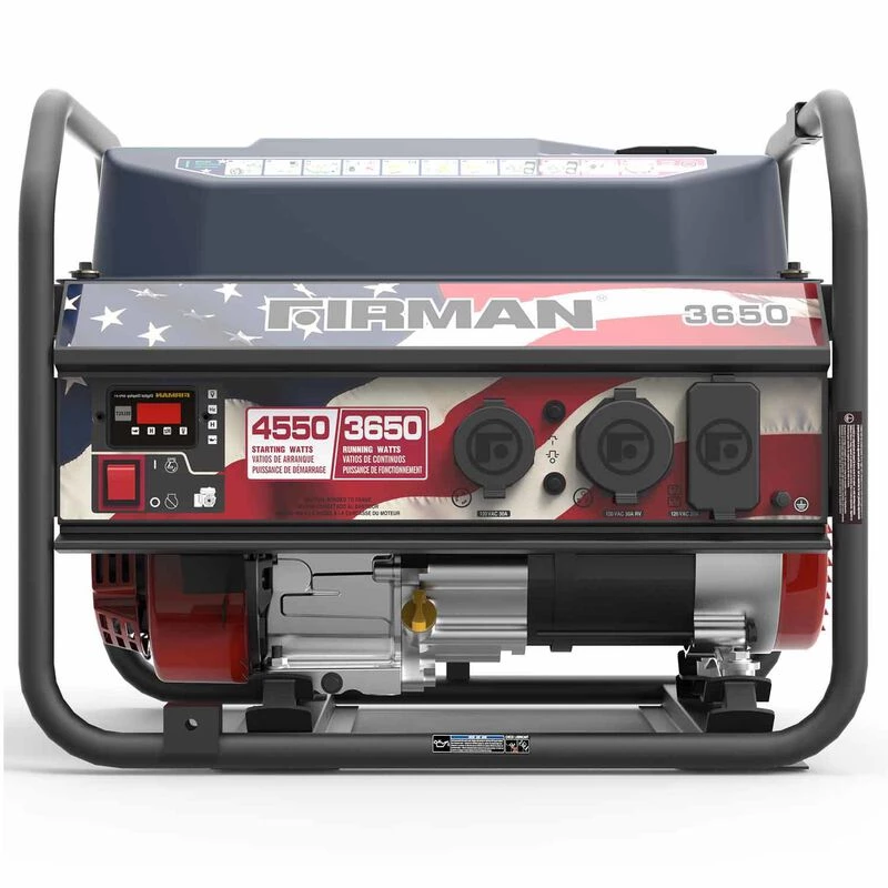 FIRMAN POWER EQUIPMENT Stars and Stripes Series 3650 Watt CARB Compliant Generator 1 FIRMAN POWER EQUIPMENT Stars and Stripes Series 3650 Watt CARB Compliant Generator