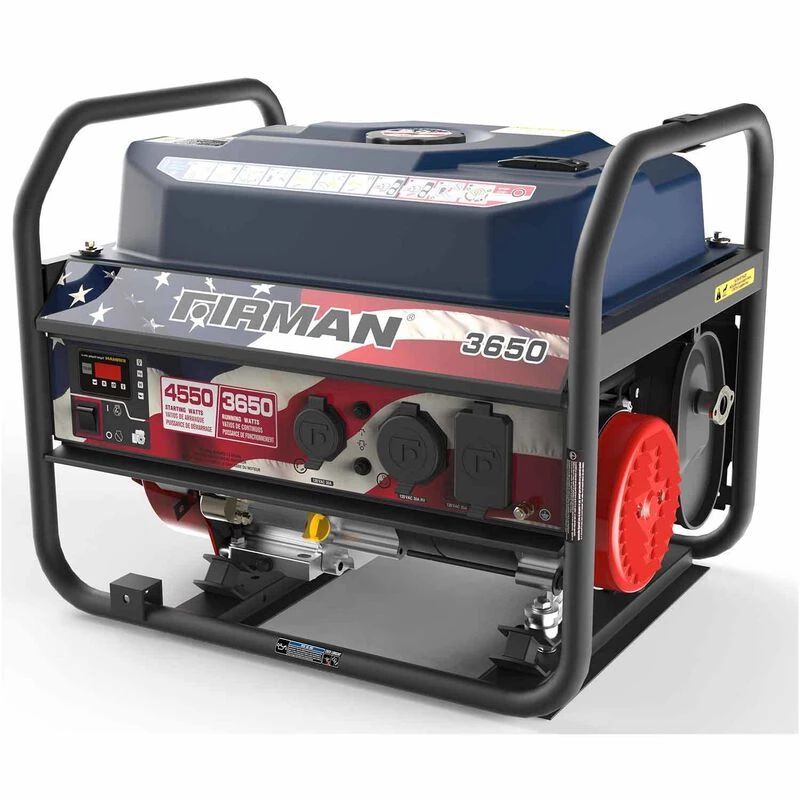 FIRMAN POWER EQUIPMENT Stars and Stripes Series 3650 Watt CARB Compliant Generator 2 FIRMAN POWER EQUIPMENT Stars and Stripes Series 3650 Watt CARB Compliant Generator - Image 2