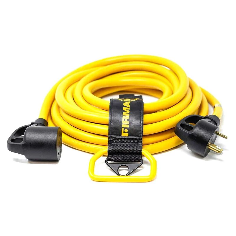 FIRMAN POWER EQUIPMENT 25' Heavy Duty TT-30P to TT-30R Power Cord With Storage Strap 1 FIRMAN POWER EQUIPMENT 25' Heavy Duty TT-30P to TT-30R Power Cord With Storage Strap