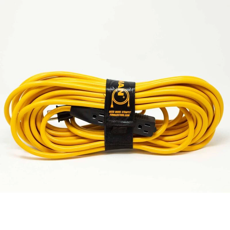FIRMAN POWER EQUIPMENT 50' Medium Duty 5-15P to (3) 5-15R Household Power Cord With Storage Strap 3 FIRMAN POWER EQUIPMENT 50' Medium Duty 5-15P to (3) 5-15R Household Power Cord With Storage Strap - Image 3