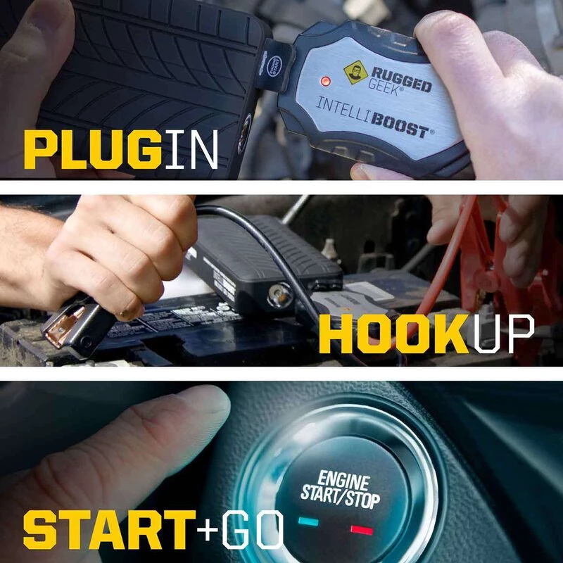 RUGGED GEEK RG1000 Safety Plus Battery Jump Starter 3 RUGGED GEEK RG1000 Safety Plus Battery Jump Starter - Image 3