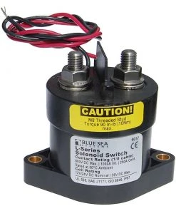 BLUE SEA SYSTEMS 12/24V DC L-Series Solenoid Switch with Coil Economizer