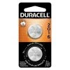 DURACELL 2016 Lithium Coin Batteries, 3V, 2-Pack
