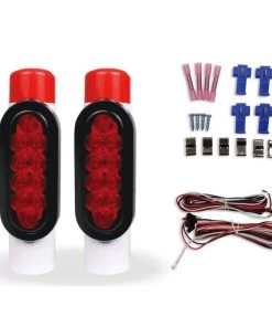 SEAVOLT Trailer Guide-On Post Mounted LED Tail Lights