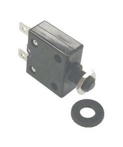 SIERRA Push Button Circuit Breaker, Resettable, 10A