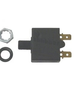 SIERRA Push Button Circuit Breaker, Resettable, 15A