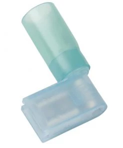 ANCOR 16-14 AWG Female Heat Shrink Flag Disconnects, Blue, 3-Pack