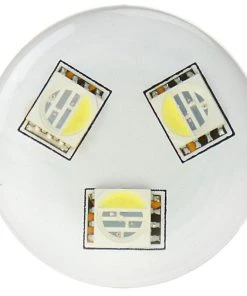 SEAVOLT 1" Mini Stick-On LED Light, Blue, 2-Pack