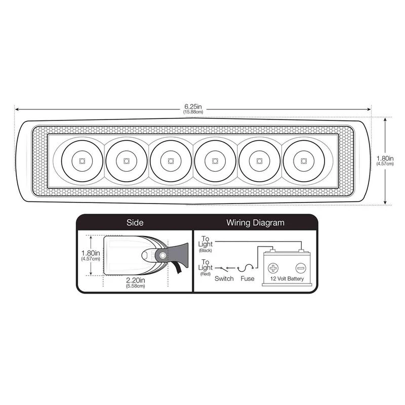 SEAVOLT LED Spreader Light, White/Blue 7 SEAVOLT LED Spreader Light, White/Blue - Image 7