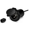 MARINCO Universal AC Inlet Plug Holder, Black
