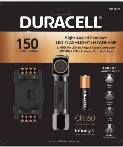 DURACELL LED Flashlight, 150 Lumens
