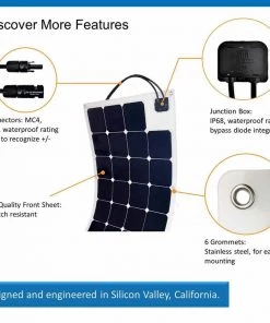 SOL-GO 115W Flexible Solar Panel 15 SOL-GO 115W Flexible Solar Panel -Marine Electrical sale 20302949 8 1500.08062021100032