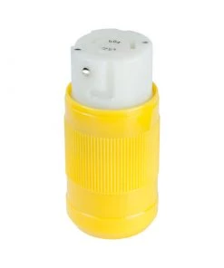 MARINCO Female Connector, 50A 125V, Yellow