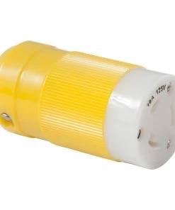MARINCO Female Connector, 20A 125V, Yellow