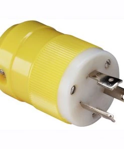 MARINCO Male Plug, 20A 125V, Yellow