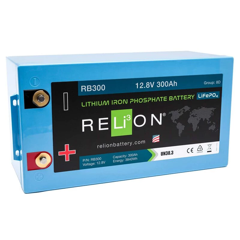 RELION RB300 Lithium Deep Cycle Battery, 12V, 300Ah 1 RELION RB300 Lithium Deep Cycle Battery, 12V, 300Ah
