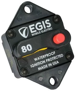 EGIS MOBILE ELECTRIC 285 Series 80A Panel Mount Circuit Breaker