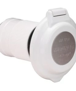 MARINCO Contoured Inlet 30A/125V, Round, White