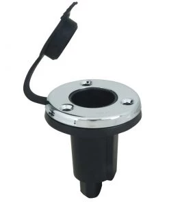 PERKO Plug-In Type Base, 0° Base, 3 Contacts, Accepts CAM Collar, Round