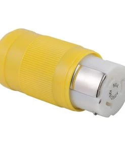 MARINCO Female Connector, 50A 125/250V, Yellow