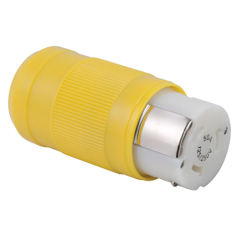 MARINCO Female Connector, 50A 125/250V, Yellow 1 MARINCO Female Connector, 50A 125/250V, Yellow