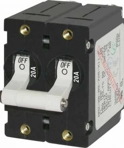 BLUE SEA SYSTEMS CE World Double Pole Circuit Breakers for 110V AC