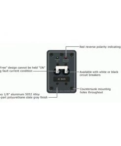 BLUE SEA SYSTEMS 120V AC Main-Only Toggle Circuit Breaker Panels