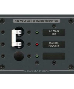 BLUE SEA SYSTEMS A-Series 120V AC Main Circuit Breaker, Main + 1 Positions