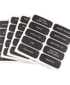 BLUE SEA SYSTEMS Large Format Distribution Panel Labels