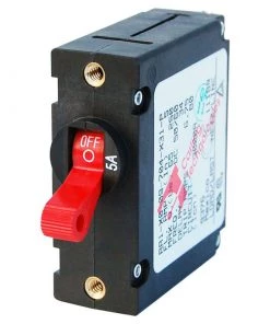 BLUE SEA SYSTEMS A-Series Single Pole Red Toggle Circuit Breakers