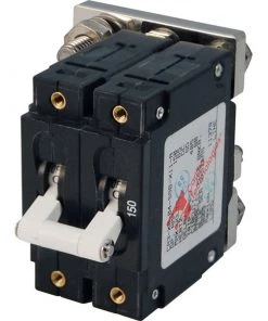 BLUE SEA SYSTEMS C-Series Double Pole White Toggle Circuit Breakers -Marine Electrical sale 3826641 LRG