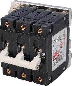 BLUE SEA SYSTEMS C-Series Triple Pole White Toggle Circuit Breakers -Marine Electrical sale 3826666 LRG